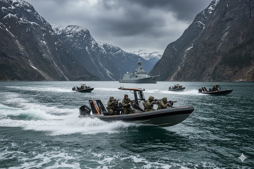 Cross Water platform on naval duty